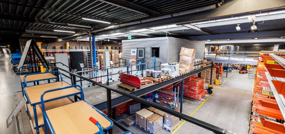 magazijn waar ze goede magazijn indeling maken