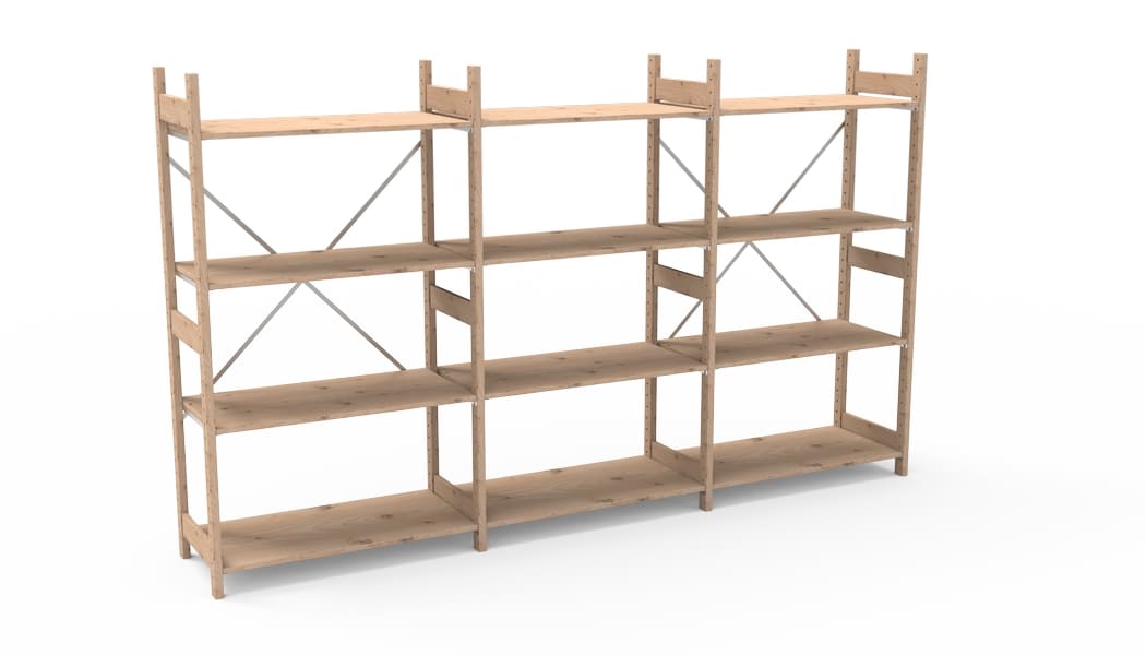 Houten legbordstelling BT Combi