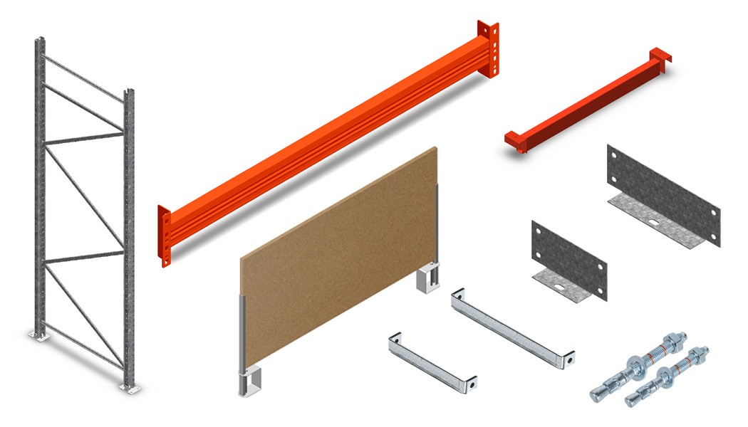 Palletstelling onderdelen en accessoires