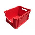 Gebruikte SSI Schaefer EF 4220 F1 magazijnbak, stapelbak 400x300x220 mm (lxbxh) rood