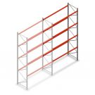 Gebruikte Stow palletstelling 5250x2700x1100mm (hxbxd) 4 niveaus aanbouwsectie