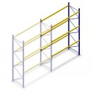Gebruikte Esmena palletstelling 4200x2700x1050 mm (hxbxd) 3 niveaus aanbouwsectie