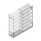 Deels gebruikte legbordstelling Stow 2250x1265x400 mm (hxbxd) 7 niveaus aanbouwnsectie