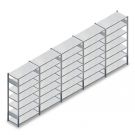 Voordeelrij deels gebruikte legbordstelling Stow 2250x6535x400 mm (hxbxd) 7 niveaus