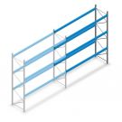 Gebruikte Schaeffer palletstelling 4200x3800x1050mm (hxbxd) 3 niveaus aanbouwsectie