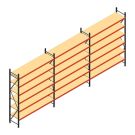 Voordeelrij gebruikte AR grootvakstelling 3000x7408x600 mm (hxbxd) 6 niveaus