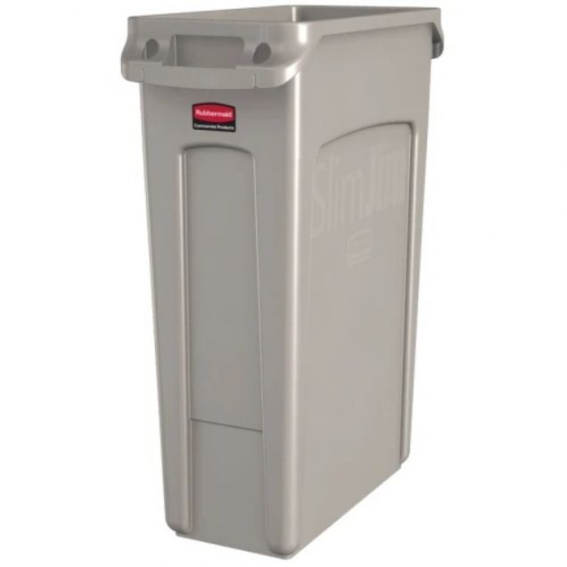 Slim Jim container met luchtsleuven 87 Liter Beige