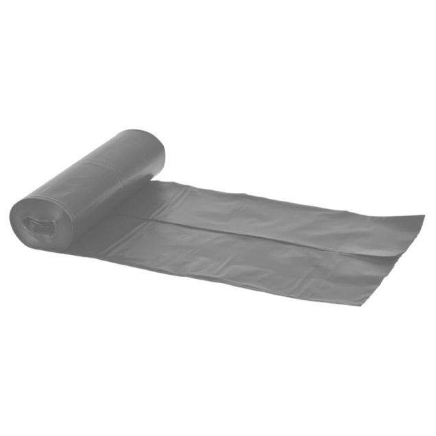 Afvalzakken 60L 550x1030x0.32mm Grijs  - rol van 10 zakken