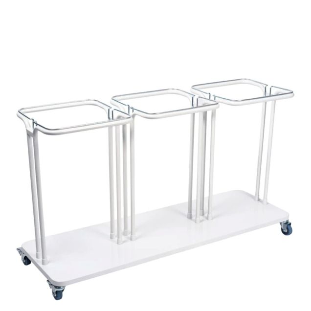 Afvalbak Combo 3x40 Liter Wit