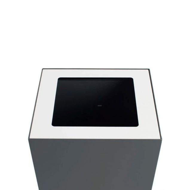 Witte Top voor modulaire afvalscheidingsunit 90 Liter