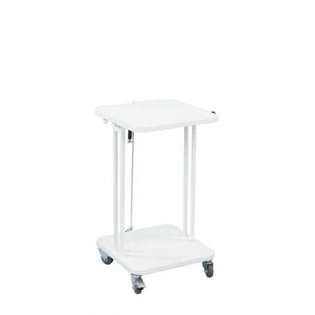 Afvalbak met deksel 40 Liter Wit