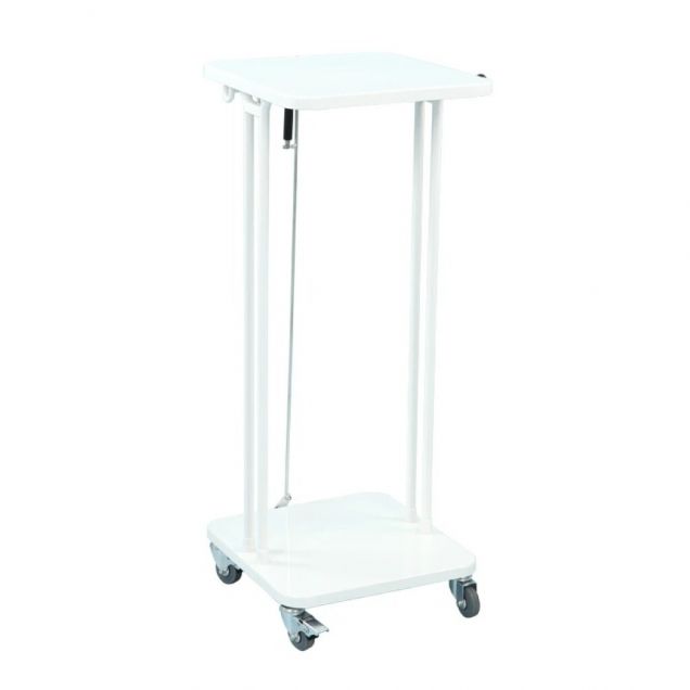 Afvalbak met deksel 60 Liter Wit