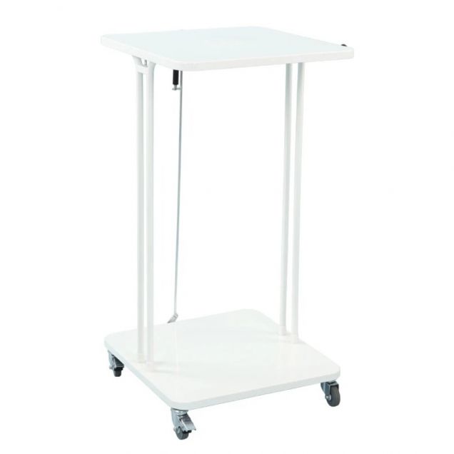 Afvalbak met deksel 120 Liter Wit