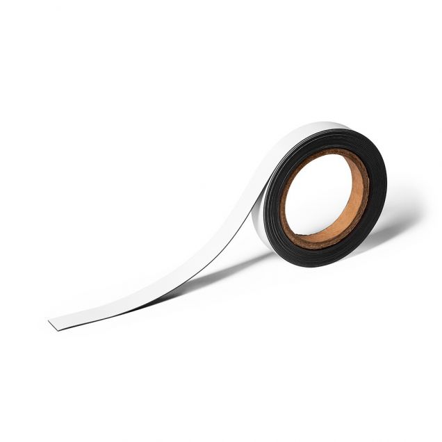Durable magneetband beschrijfbaar 20x1mm 5meter wit