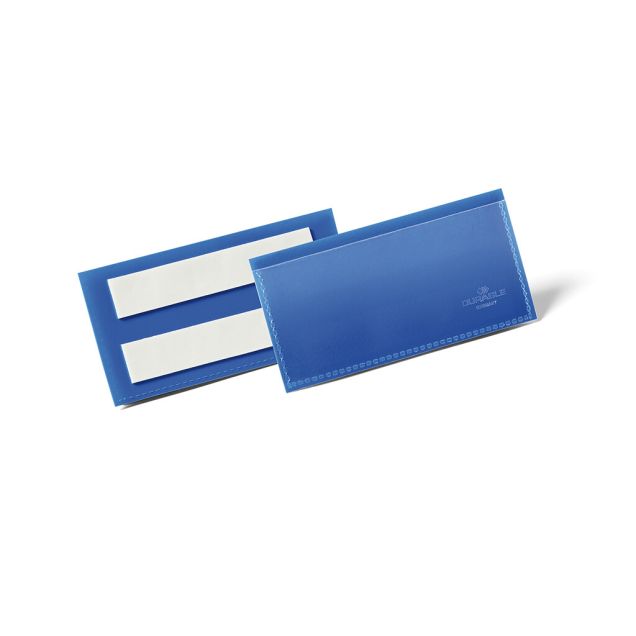 Durable documenthoes zelfklevend  100x38mm blauw