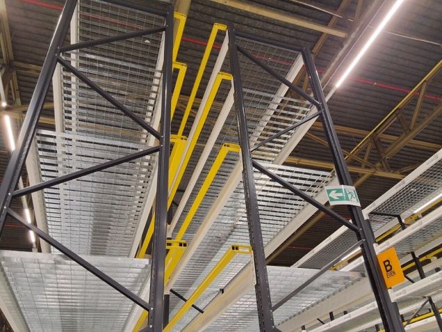 Gebruikte palletstop Nedcon 3600 mm geel