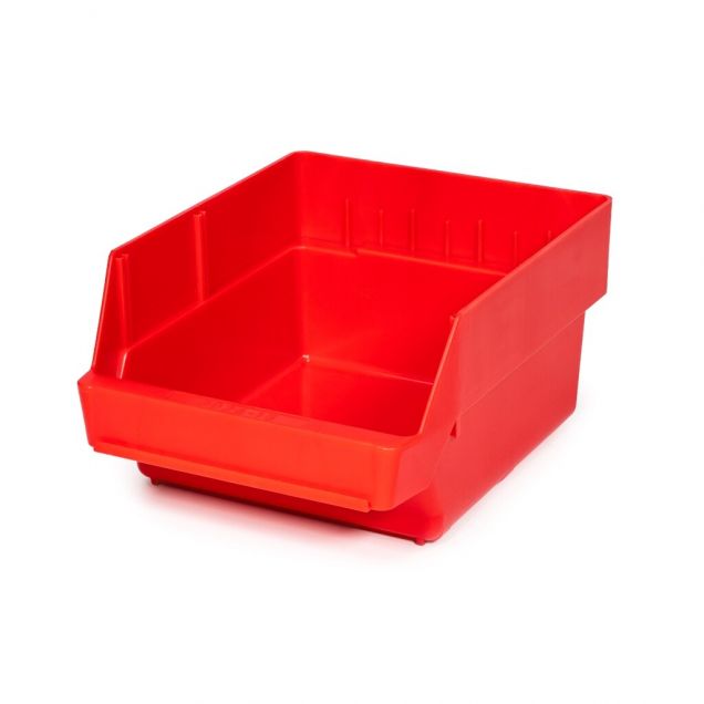 Magazijnbak 3024-15 Rood 300x240x150mm (lxbxh)