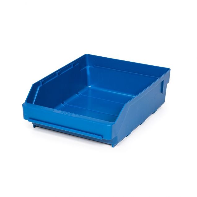 Magazijnbak 3024 Blauw 300x240x95mm (lxbxh)