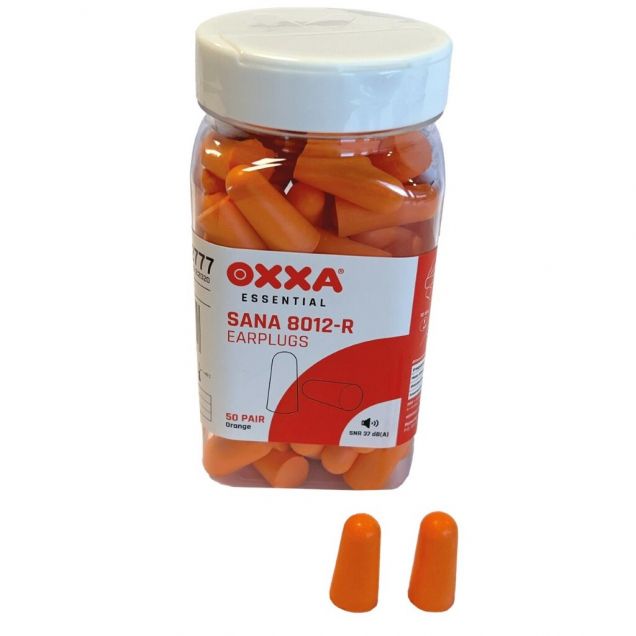 OXXA Essential oordoppen Sana 8012-R SNR 37dB 50 paar
