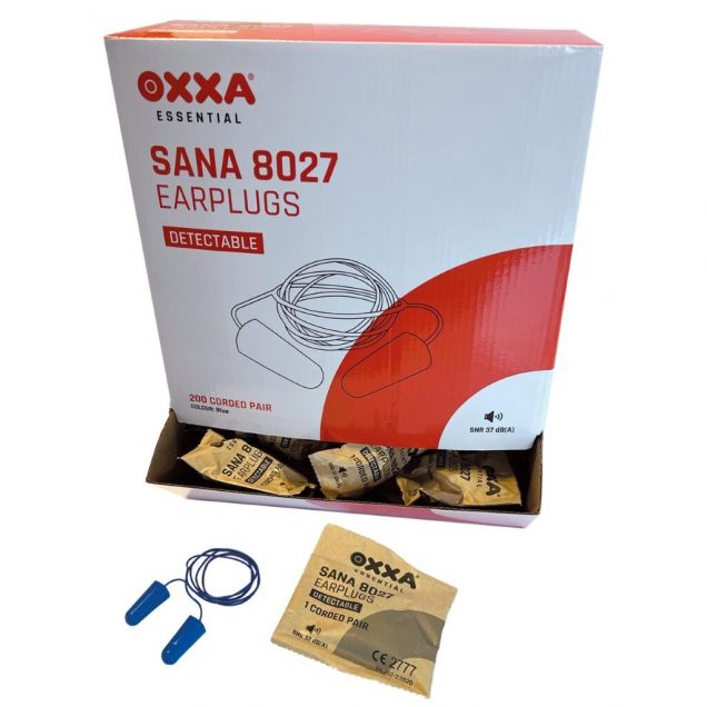 OXXA Essential oordoppen Sana 8027 koort SNR 37dB 200 paar