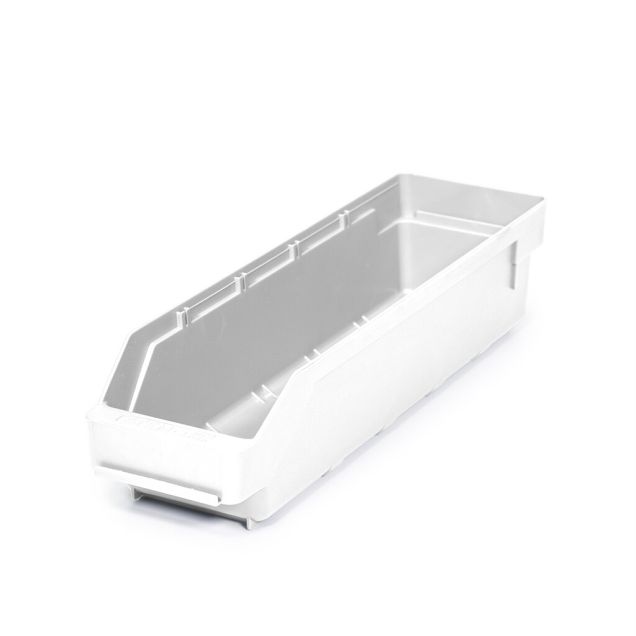 Magazijnbak 4012 Wit 400x120x95mm (lxbxh)
