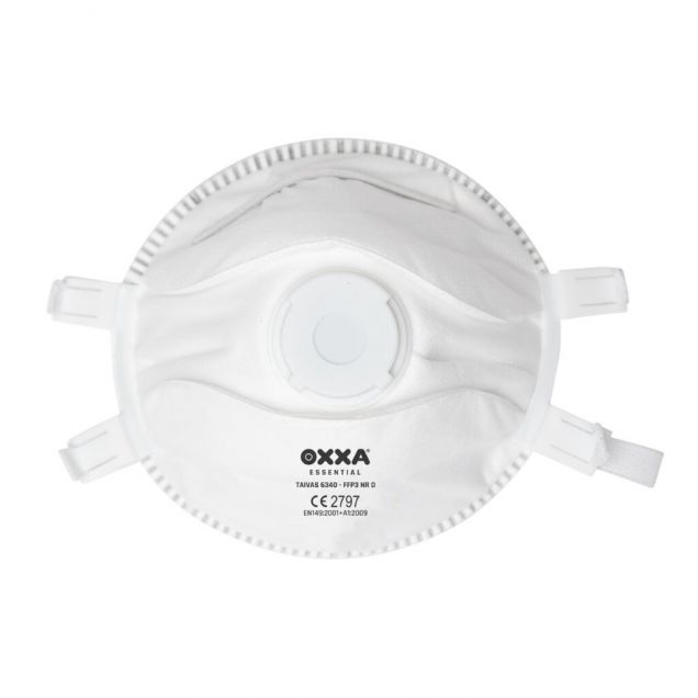 OXXA Essential stofmasker Taivas 6340 FFP3 NR D met uitademventiel