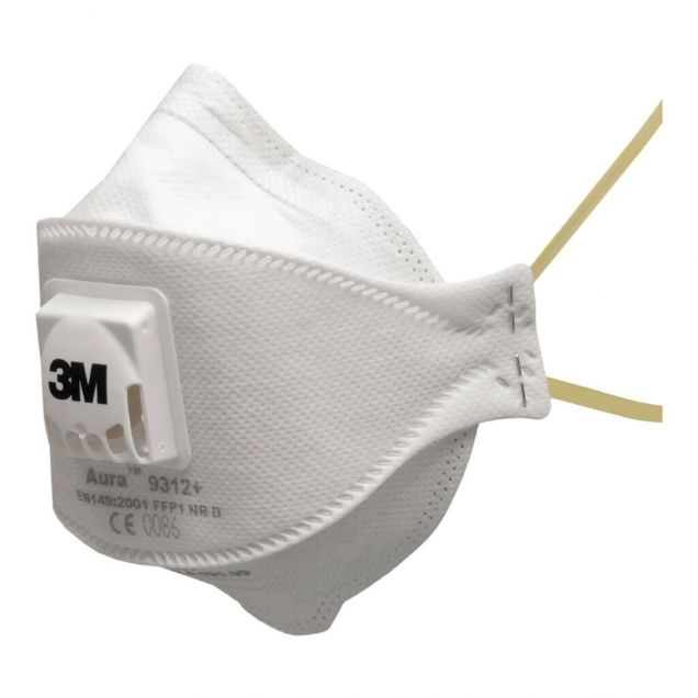 3M stofmasker 9312+ FFP1 NR D met uitademventiel