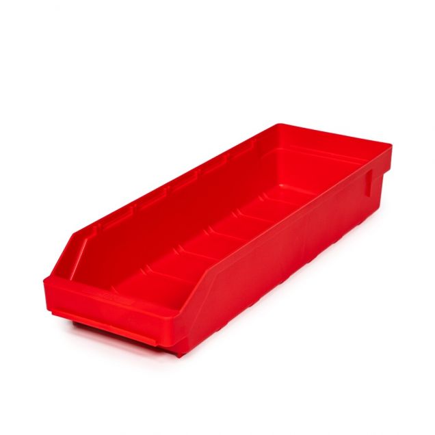 Magazijnbak 5018 Rood 500x180x95mm (lxbxh)