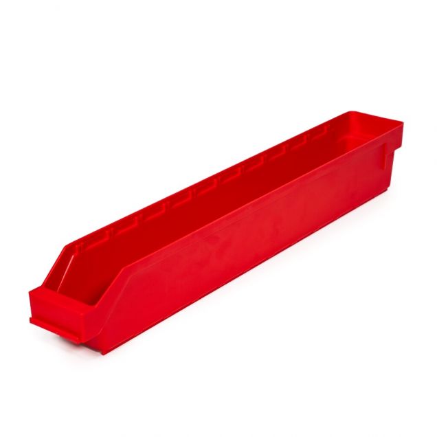 Magazijnbak 6009 Rood 600x90x95mm (lxbxh)
