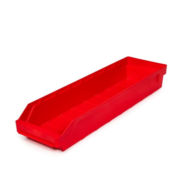 Magazijnbak 6018 Rood 600x180x95mm (lxbxh)