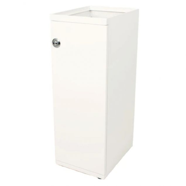 Modulaire Afvalbak met Deur en Zakhouder 55 Liter Wit