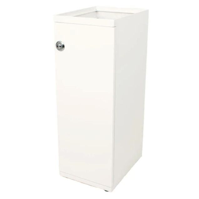 Modulaire Afvalbak met Deur en Zakhouder 55 Liter Wit