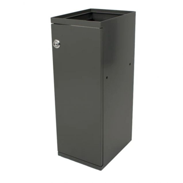 Modulaire Afvalbak met Deur en Zakhouder 55 Liter Grijs