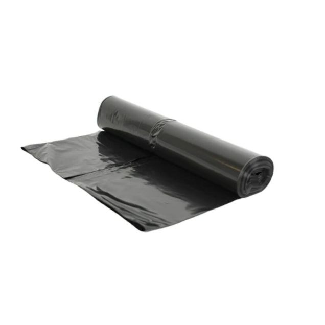 Afvalzakken 60L 600x800x0.2mm Zwart - rol van 20 zakken