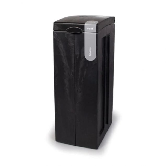 Modulaire afvalbak voor afvalscheiding Rest 70 Liter Zwart