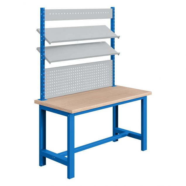 Werkbank Sofame multiplex 40mm 1500x750x840mm 1500kg Blauw