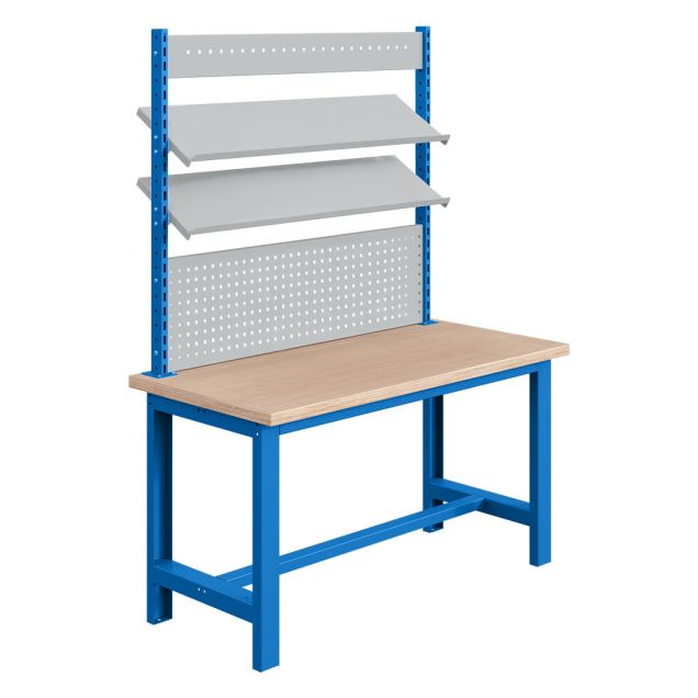 Werkbank Sofame multiplex 40mm 1500x750x840mm 1500kg Blauw