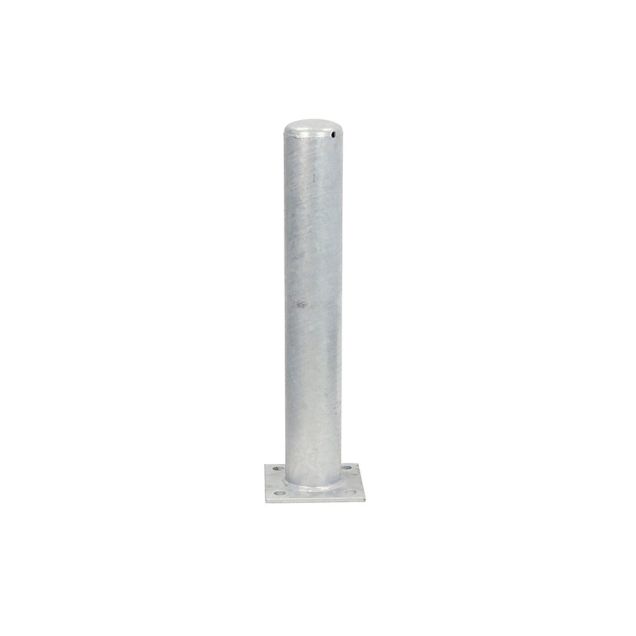Afschermpaal op voetplaat 114x3,6x750mm