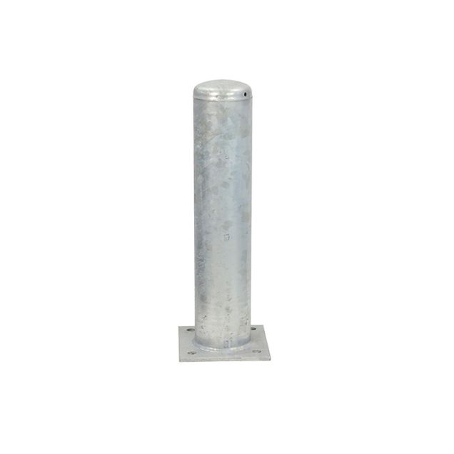 Afschermpaal op voetplaat 159x4,5x750mm