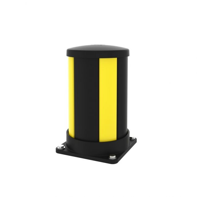 Stootpaal Axelent 350x200mm (hxØ) geel-zwart