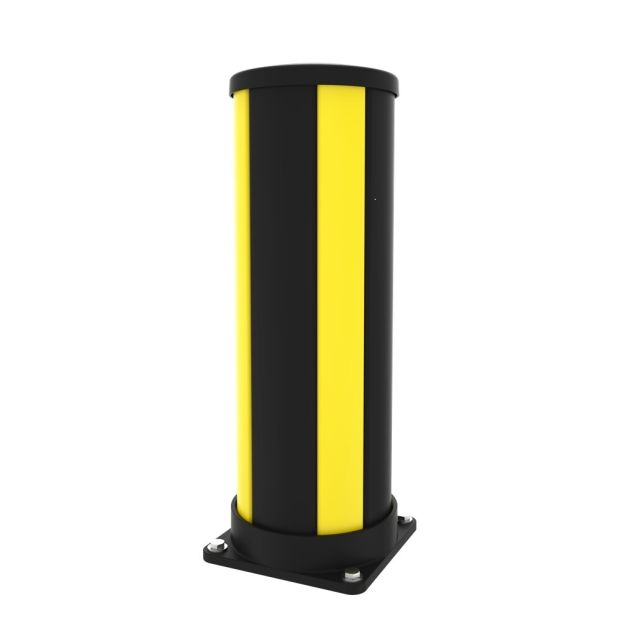 Stootpaal Axelent 610x200mm (hxØ) geel-zwart