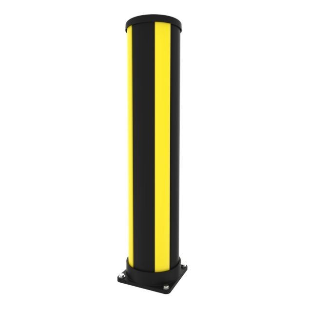 Stootpaal Axelent 1160x200mm (hxØ) geel-zwart