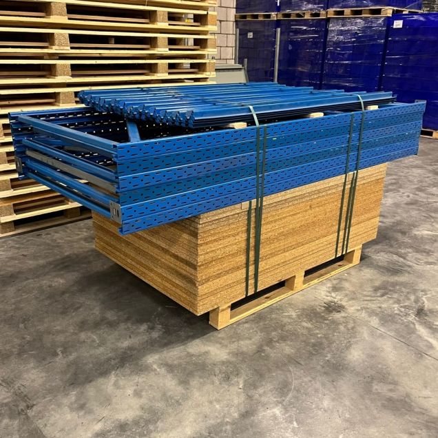 Voordeelpartij gebruikte Stow grootvakstelling 2250x7800x1000mm (hxbxd) 4 niveaus