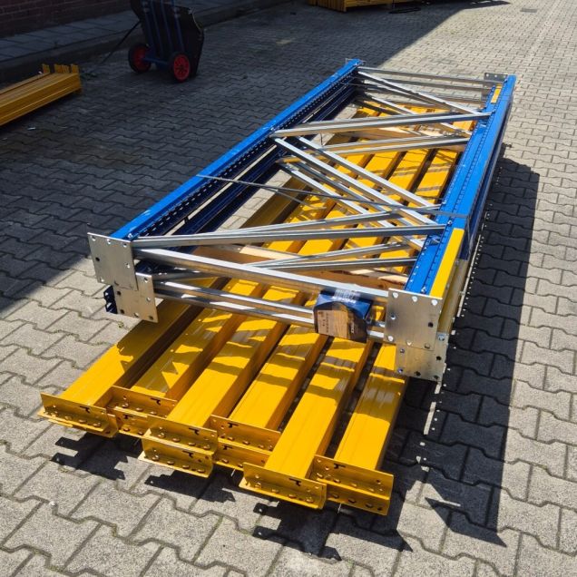 Voordeelpartij gebruikte JH MPB palletstelling 3000x11140x1100 mm (hxbxd) 2 niveaus