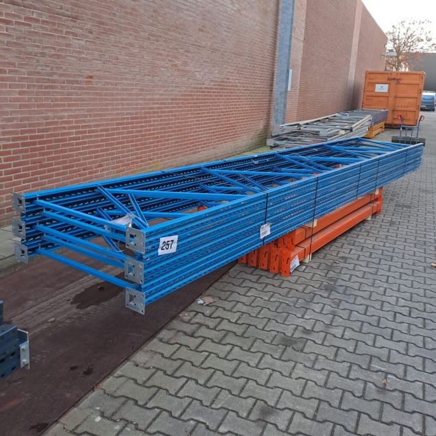 Voordeelpartij gebruikte Stow palletstelling 6500x11225x1100 mm (hxbxd) 5 niveaus