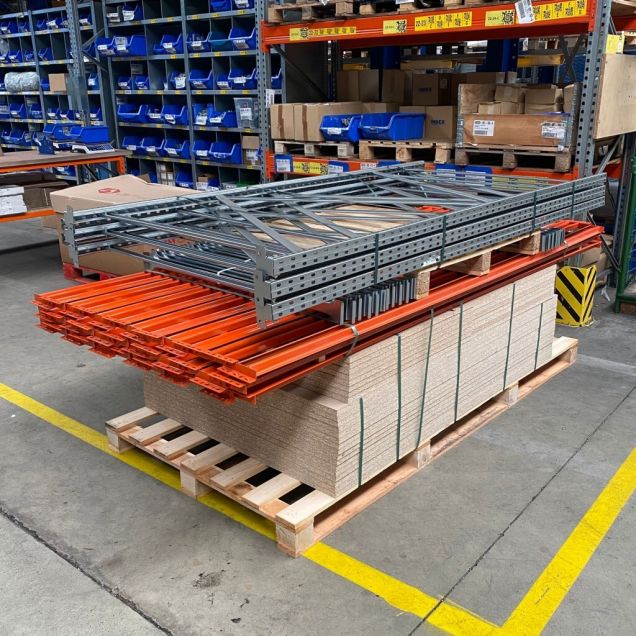 Voordeelpartij deels gebruikte AR grootvakstelling 2500x11050x1200mm (hxbxd) 4 niveaus
