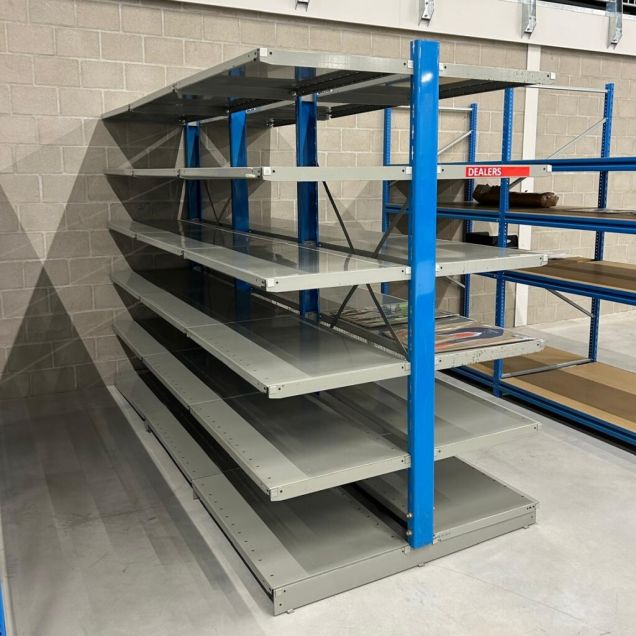 Voordeelpartij gebruikte lichte draagarmstelling 2075x3000x1325 mm (hxbxd) 6 niveaus