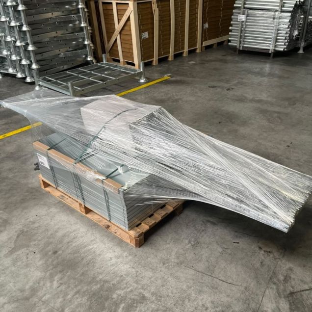 Voordeelpartij deels gebruikte MD legbordstelling 3000x7070x500 mm (hxbxd) 6 niveaus