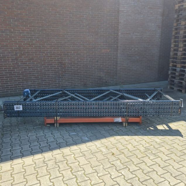Voordeelpartij gebruikte Mecalux palletstelling 3500x6110x1100 mm (hxbxd) 3 niveaus