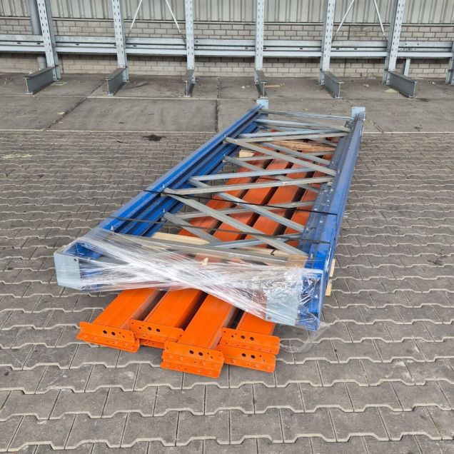Voordeelpartij gebruikte Mecalux palletstelling 3300x7500x1100 mm (hxbxd) 2 niveaus
